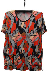 Футболки женские БАТАЛ оптом 61504897 06-337