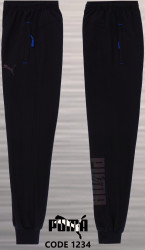 Спортивные штаны юниор TR (черный) оптом 86301245 TR1234-34