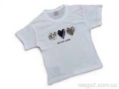 Футболка, Kids-modnik оптом 2607 молочний