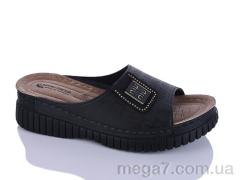 Шлепки, Sali-2 оптом 208-86 чорний к.