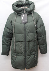 Куртки зимние женские VICTOLEAR (khaki) оптом 37280964 3032-7