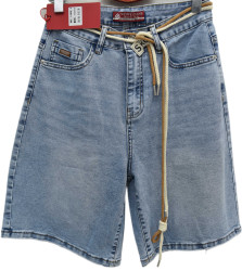 Шорти джинсові жіночі БАТАЛ оптом WEIWEI JEANS