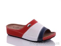 Шлепки, Sali оптом 1026-3 white-red