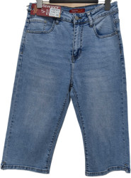 Бриджи джинсовые женские БАТАЛ оптом 07138654 2065-146