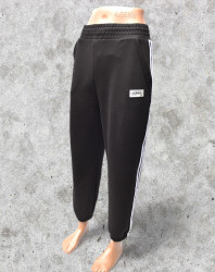 Спортивные штаны женские (черный) оптом 46859073 09-102
