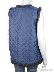 Жилетка, LiBang оптом LiBang  Жилетка хутро синьо-сіра