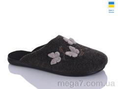 Тапки, Inblue оптом 308-14 коричневий