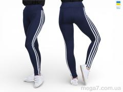 Лосины, Sport style оптом 50253 т.синій