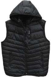 Жилетки чоловічі ПОЛУБАТАЛ (чорний) оптом 