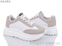 Кроссовки, Ailaifa оптом F62 white піна