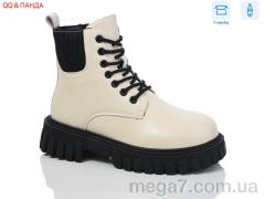 Ботинки, QQ shoes оптом 5236 beige