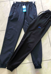 Спортивные штаны мужские (черный) оптом 59086147 04-17