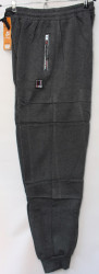 Спортивные штаны мужские на флисе (gray) оптом 48690321 A15-11