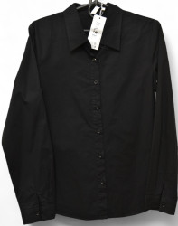 Рубашки женские BASE (черный) оптом 24931806 A730-49