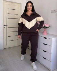 Спортивные костюмы теплые женские БАТАЛ оптом Kuxova Tamara 98023574 2293-108