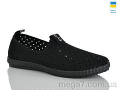 Слипоны, DeMur оптом 6526 чорний