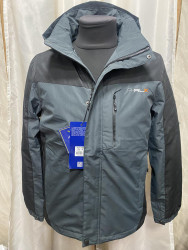Куртки демисезонные мужские RLX (серый) оптом 76425980 689-1-1