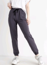 Спортивные штаны женские (графит) оптом 84061327 45-11