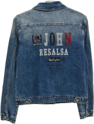 Куртки джинсовые женские оптом 51983427 9813-1-187