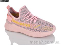 Кроссовки, Super Gear оптом 02-1377 pink