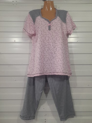 Ночные пижамы женские БАТАЛ оптом 60923857 007-15