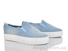 Слипоны, LiBang оптом 6-38 блакитний