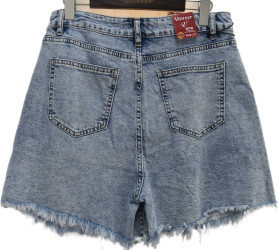 Шорты джинсовые женские БАТАЛ оптом 71643092 250-260