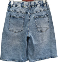 Шорты джинсовые женские RELUCKY БАТАЛ оптом 39615042 030-1-319