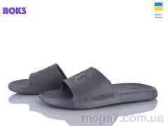 Шлепки, Roks оптом 131 т.сірий