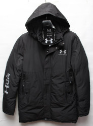 Термо-куртки зимние мужские (черный) оптом 56891703 Y-12-13