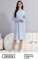 Ночные рубашки женские БАТАЛ оптом XUE LI XIANG 96438015 70197-100