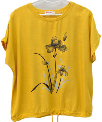 Футболки женские БАТАЛ оптом 18476039 7613-125