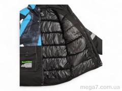 Куртка, Kids-modnik оптом 22099 синій з чорним