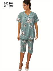 Ночные пижамы женские БАТАЛ оптом 85736190 B0210-10