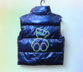 Жилетки детские (синий) оптом 96278105 04-31