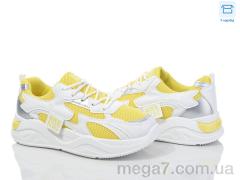 Кроссовки, Синдикат взуття оптом M2 yellow-white