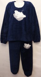 Ночные пижамы женские БАТАЛ оптом Pijamania 01465978 01-1