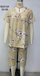 Ночные пижамы женские БАТАЛ оптом 51974830 B0210-12