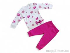 Пижама, Kids-modnik оптом 35651 малиновий реглан-штани