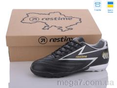 Футбольная обувь, Restime оптом DWB24127-1 black-gold