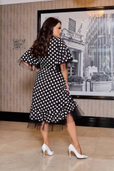 Сукні жіночі БАТАЛ (чорний) оптом