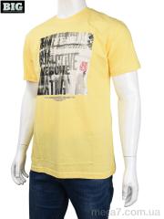 Футболка, BIG оптом 3707-109 yellow
