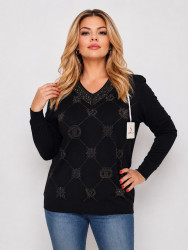 Свитера женские БАТАЛ оптом 52169734 98-32