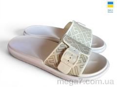 Шлепки, Rai shoes оптом DS841 кремовий