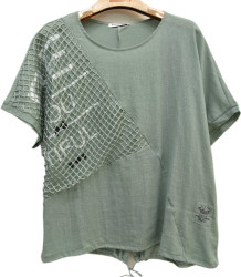 Футболки женские БАТАЛ оптом 14826579 7378-46