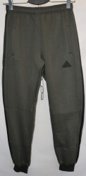 Спортивные штаны мужские на флисе (gray) оптом 07218456 N22-49