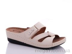 Шлепки, Sali оптом 961-1 beige