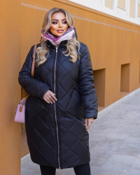 Куртки зимові жіночі БАТАЛ оптом Dembitska