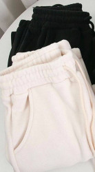 Спортивные штаны женские (белый) оптом TM LUCY 29451307 493-41