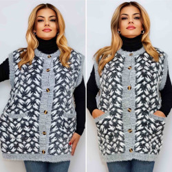 Жилетки женские БАТАЛ оптом 19283670 347-243